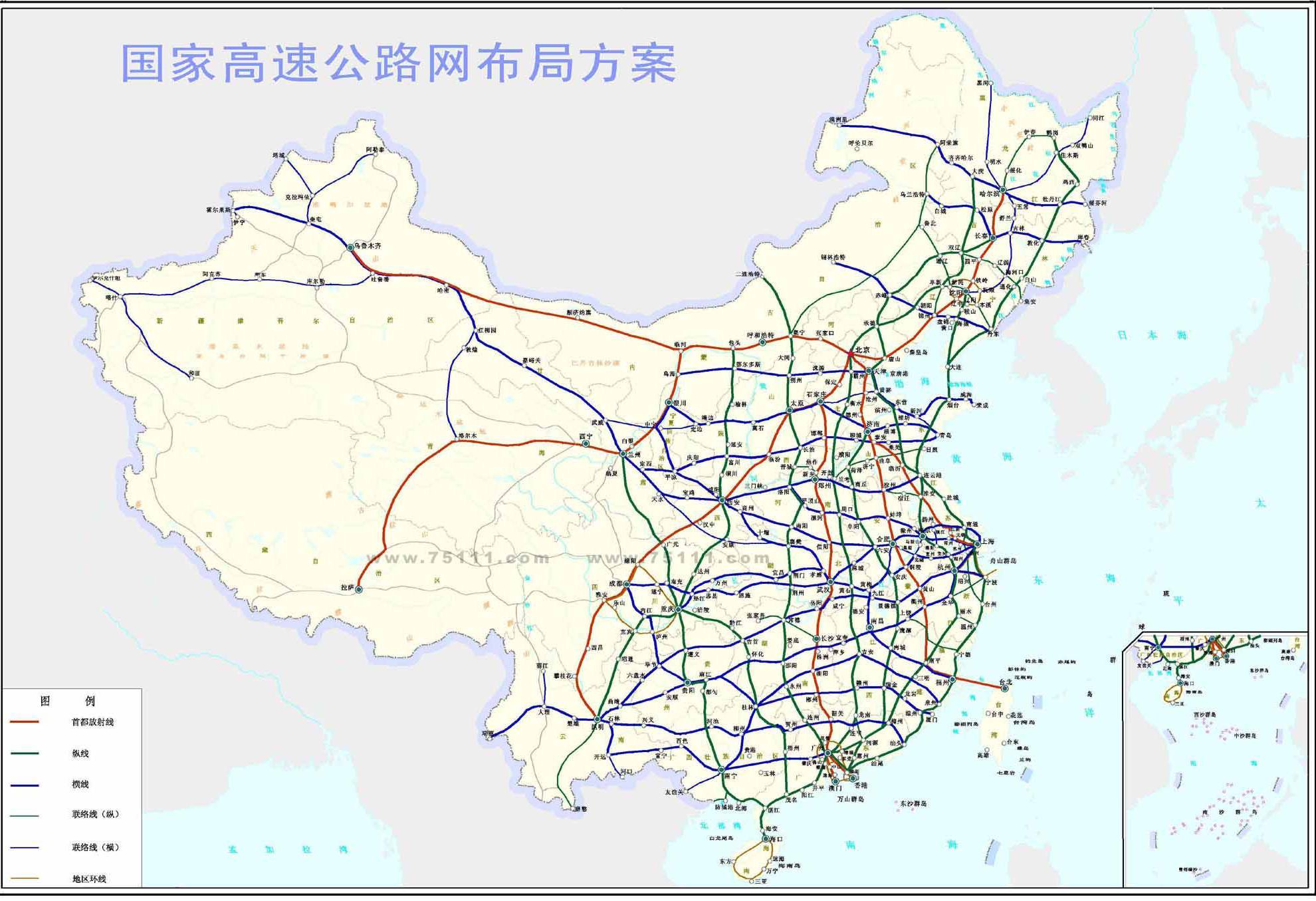 最新中國(guó)高速公路地圖概覽，中國(guó)高速公路最新地圖概覽